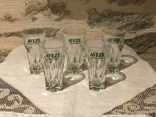 Lot verres aveze - de, 5