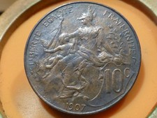 10 CENTIMES - DUPUIS - 1907 - RARE & RARE QUALITE SUP !