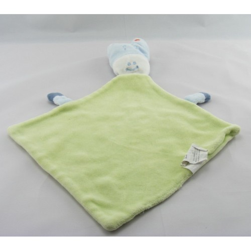Doudou plat ane cheval - , bleu