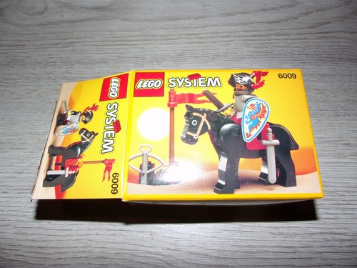 Lego 6009 black knight - knight, complet