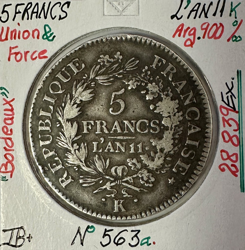 Francs union force l - 5, et