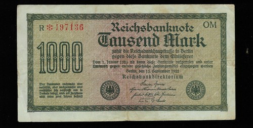 Allemagne 1922 rare - allemagne,