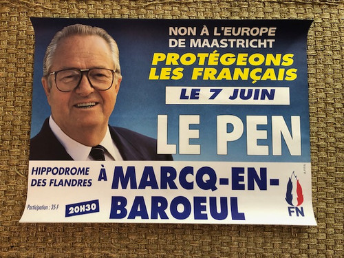 Affiche front national le - fn,