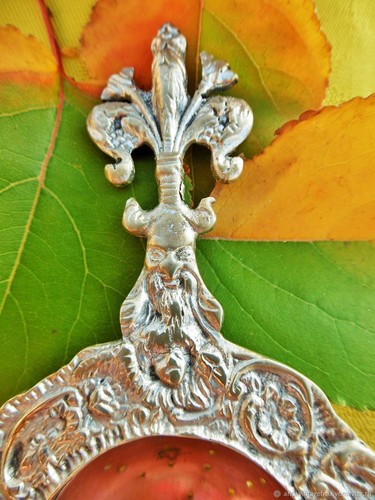 Antique fleur lys - lys, silver