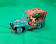 SUPER JEEP EN TOLE A FRICTION- MADE IN JAPAN