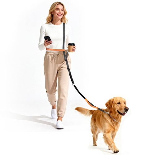 Laisse main libre - main, chien