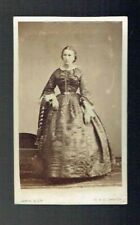 CDV 161 - Photographie Jamin & Cie Paris - Femme en Robe Victorienne Mode