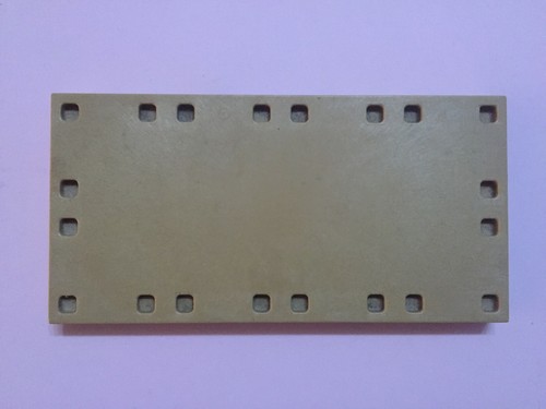 Plaque rectangulaire beige - rectangulaire,