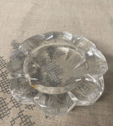 Cendrier cristal avec - cristal,