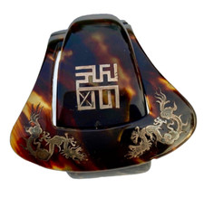 bracelet manchette  ancien,Indochine argent massif filigrane Art Déco - rare !