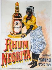 AFFICHE POSTER RHUM NEGRITA