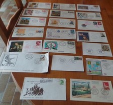 SUPERBE LOT 20 ENVELOPPES  1ER JOUR  - THEMES DIVERS