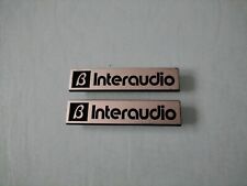 Paire logo enceintes Interaudio