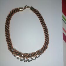 Collier cordon épais pendantif (Pierre Lang?)