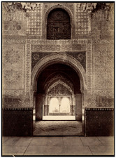 Juan Laurent, le mirador de Lindaraja, palais de l'Alhambra, Grenade, Espag