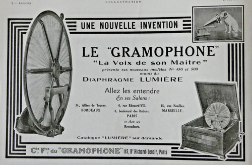 Publicité presse 1923 le - presse,