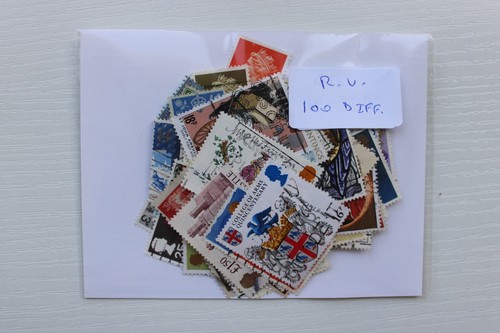 Royaume uni 100 timbres - royaume-uni,