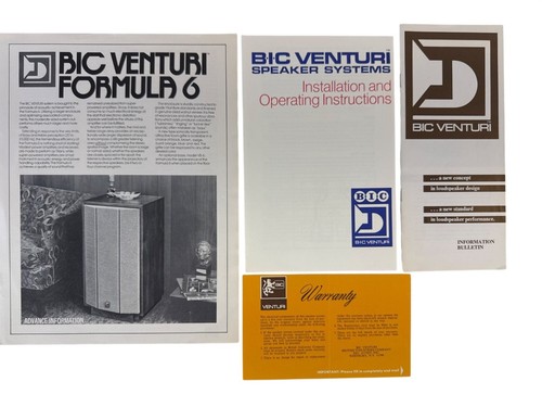 Vinatge bic venturi formula - venturi,