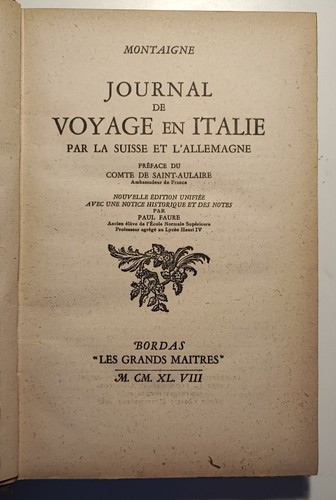 Livre journal voyage en - journal, de