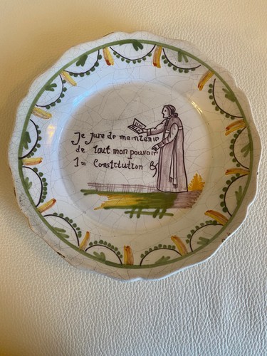 Rare assiette nevers - rare,