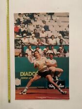 Ivan Lendl Czech tennis player vintage poster