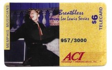 RARE / CARTE TELEPHONIQUE - JERRY LEE LEWIS / PHONECARD LIMITED EDITION 3000 EX