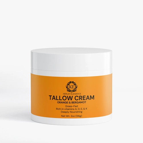 Tallow cream orange bergamot - tallow,