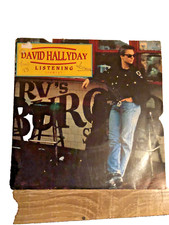 David Hallyday "Listening", Vinyl 45t, 1989 Pochette B Disque VG+
