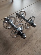 Paire de moyeux  piste Fixie CAMPAGNOLO C-RECORD SHERIFF PISTA" 32t 