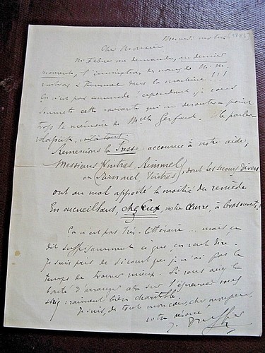 Jules truffier autographe - jules,