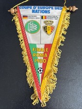★★★ fanion ALLEMAGNE /BELGIQUE finale 1980 coupe d’Europe des Nations ★★