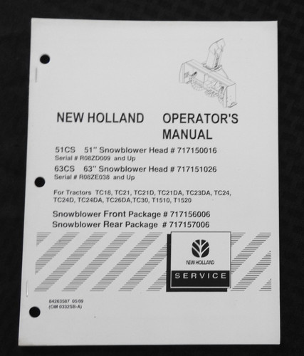 New holland 24 26 - 21, 23