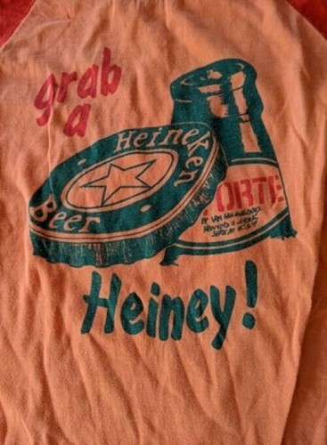 Vtg 80s heineken advertising - vtg,