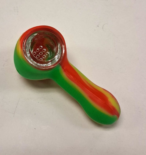 Silicone hand smoking - pipe, for