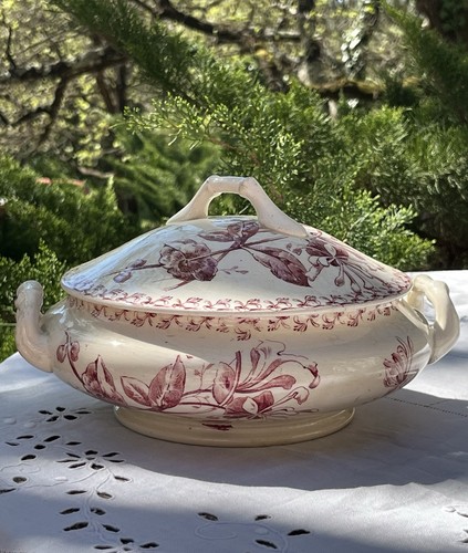 Soupière gien porcelaine - soupière,