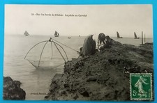 Cpa pêche au carrelet - la,