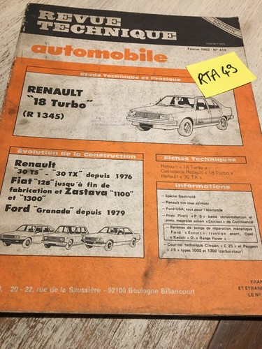 Revue technique automobile - revue,