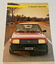 Brochure de Vente TALBOT HORIZON  en Italien - 1984 - Bel Etat.