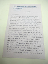 PIERRE GUITTET-VAUQUELIN Autographe Signé 1912 JOURNALISTE à CHARASSON