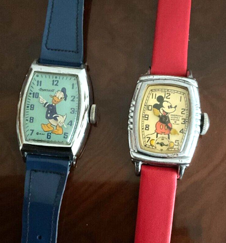 Vintage mickey and donald - and,