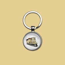 Porte clefs scooter lambretta - porte-clefs,
