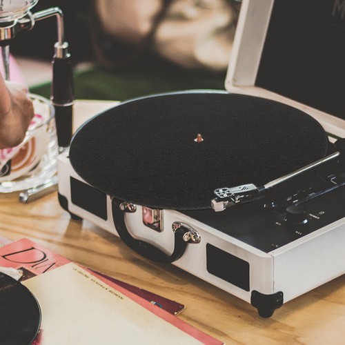 Vintage turntable tapis pour - turntable,