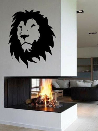 Autocollant mural lion - mural, roi