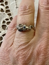 VÉRITABLE SAPHIR  , ARGENT