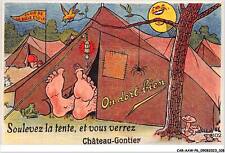 CAR-AAWP6-53-0462 - CHATEAU GONTIER - soulevez la tente et vous verrez .a syst