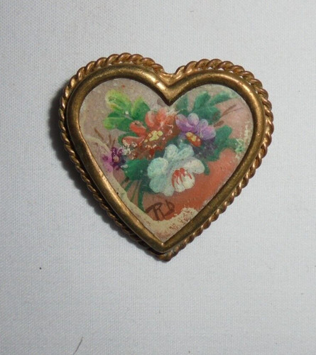 Jolie broche métal doré - broche,