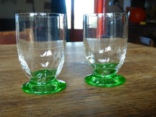 lot de 2 petits verres en