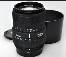SIGMA ZOOM DC f/4-5.6 - 55-200mm Lens-MINOLTA AF Mount-Perfect Cond-3 Mths Wrty