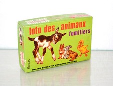 ancien LOTO des Animaux Familiers - jeu éducatif - Fernand Nathan -Vintage 70 80