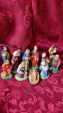 11 Santons Devineau Rois Bergers Marie Joseph Jesus Creche Noel
